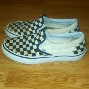 Used Condition Checkerboard Vans